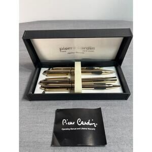Pierre Cardin of Paris New York Ballpoint Pen Pencil Rollerball and Mini Pen Set